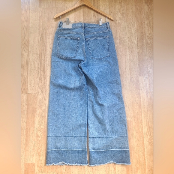 Everlane The Way-High® Sailor Jean Crop Wide Leg Jeans Size 29 - Picture 3 of 9